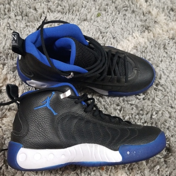 black and blue jumpman
